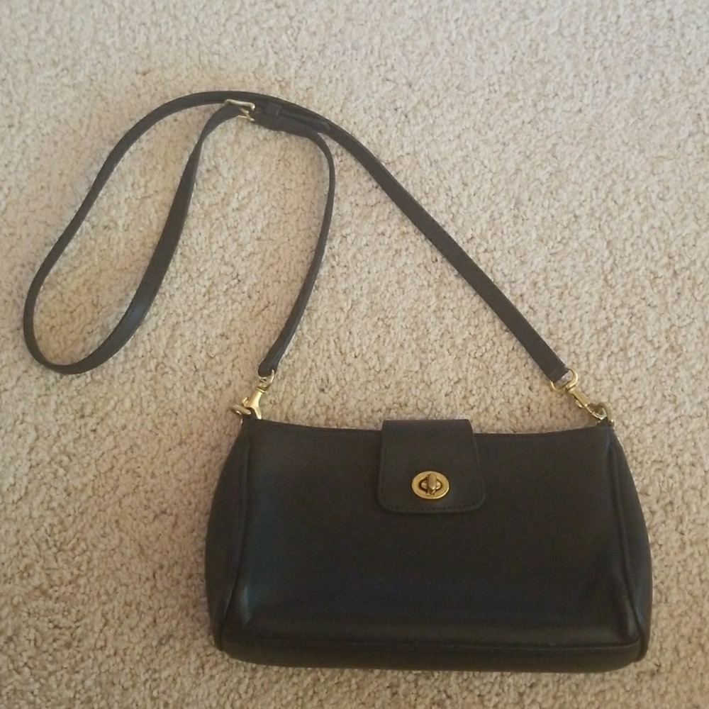 Cute black coach purse